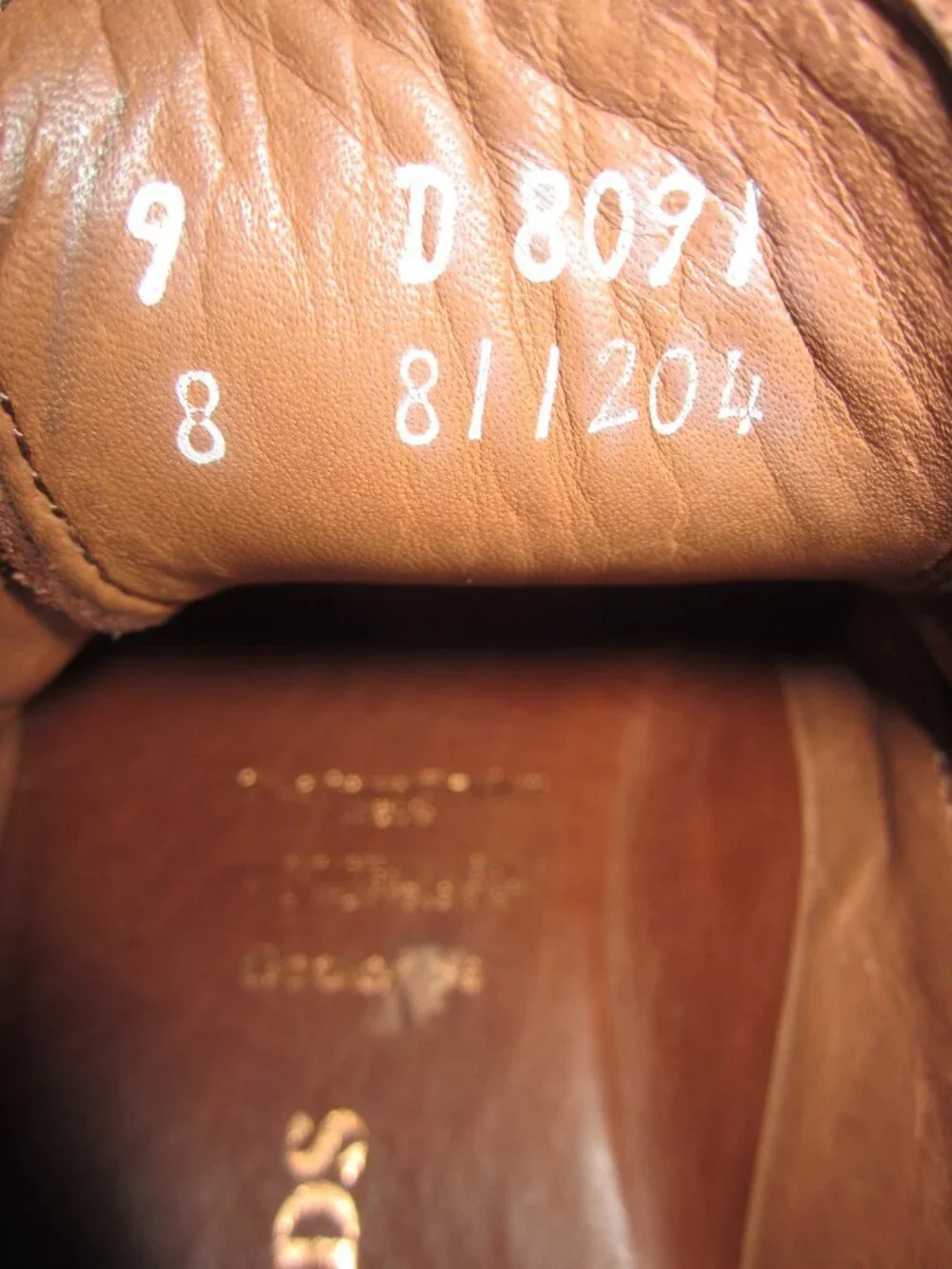 ALLEN EDMONDS THE BADLANDS Brown Leather Derby Shoes 8091 Men’s 9 D